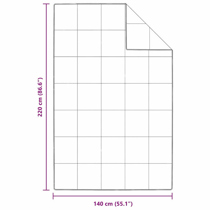 Pături și pilote Alb 140 x 220 cm Jos - WALTI WALTI