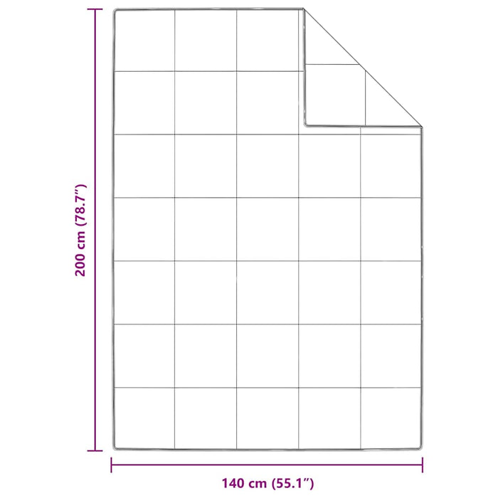 Pături și Duvete Alb 140 x 200 cm Jos - WALTI WALTI