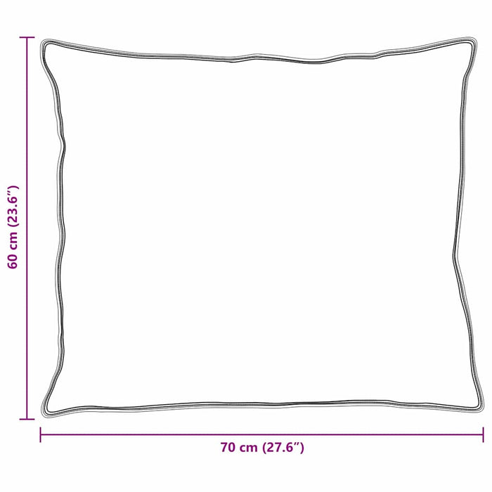 Pernă cu pernă Alb 60 x 70 cm Bumbac - WALTI WALTI