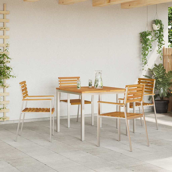 MasaDeCina Maro 90 x 90 x 75 cm Lemn Solid de Acacia - WALTI WALTI