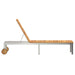 Șezlong Ulei Natural 205 x 53 x 100 cm Lemn Solid de Acacia - WALTI WALTI