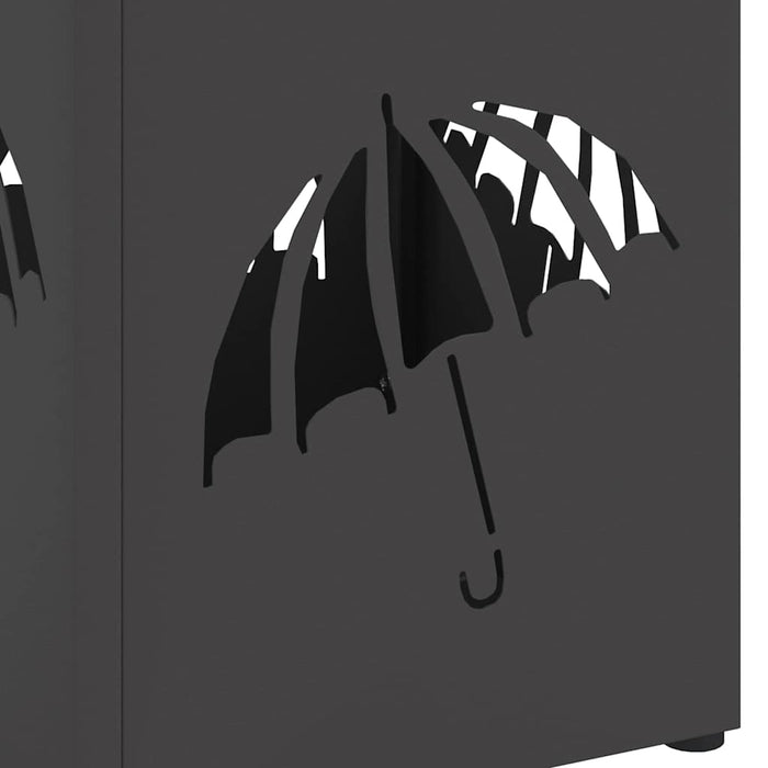 Suport pentru umbrele Negru 15.5 x 15.5 x 49 cm Metal - WALTI WALTI