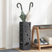 Suport pentru umbrele Negru 15.5 x 15.5 x 49 cm Metal - WALTI WALTI