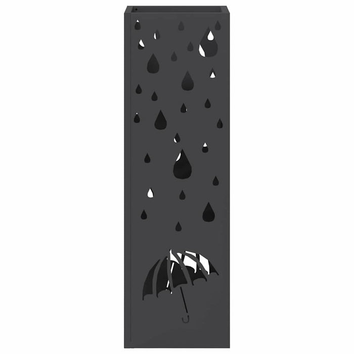 Suport pentru umbrele Negru 15.5 x 15.5 x 49 cm Metal - WALTI WALTI