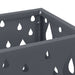 Suport pentru umbrele Antracit 15.5 x 15.5 x 49 cm Metal - WALTI WALTI