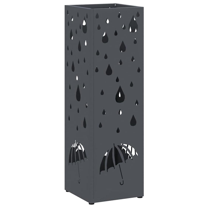 Suport pentru umbrele Antracit 15.5 x 15.5 x 49 cm Metal - WALTI WALTI