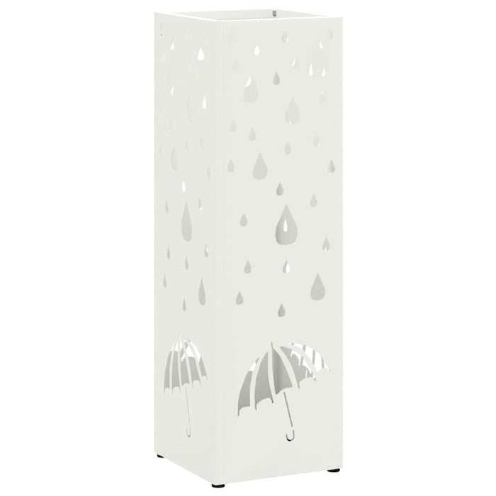 Suport pentru umbrele Alb 15.5 x 15.5 x 49 cm Metal - WALTI WALTI