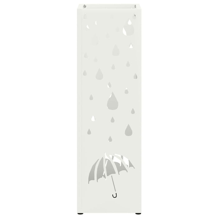 Suport pentru umbrele Alb 15.5 x 15.5 x 49 cm Metal - WALTI WALTI