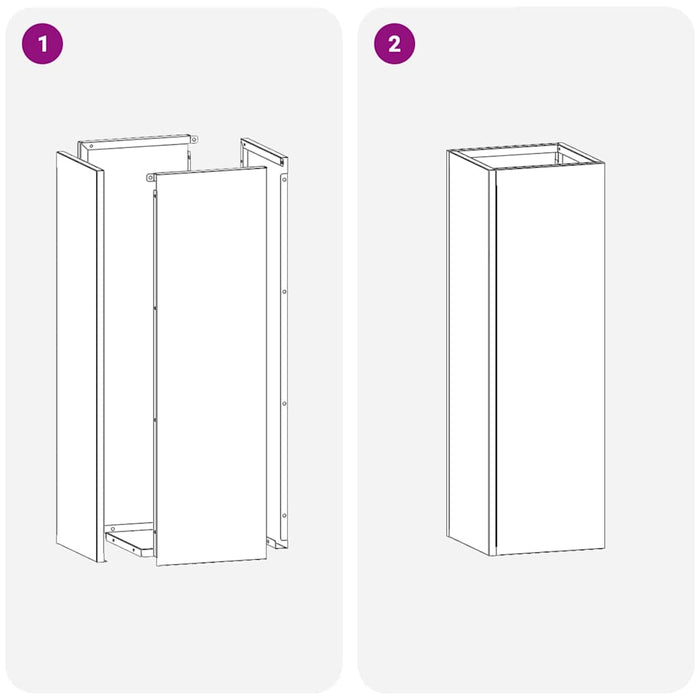 Stand pentru Umbrele de Plouă Roz 15,5 x 15,5 x 49 cm Oțel WALTI