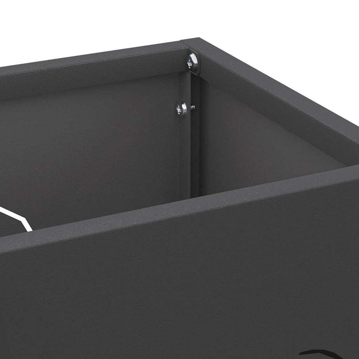 Suport pentru umbrele Negru 15.5 x 15.5 x 49 cm Metal - WALTI WALTI