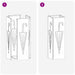 Suport pentru umbrele Negru 15.5 x 15.5 x 49 cm Metal - WALTI WALTI