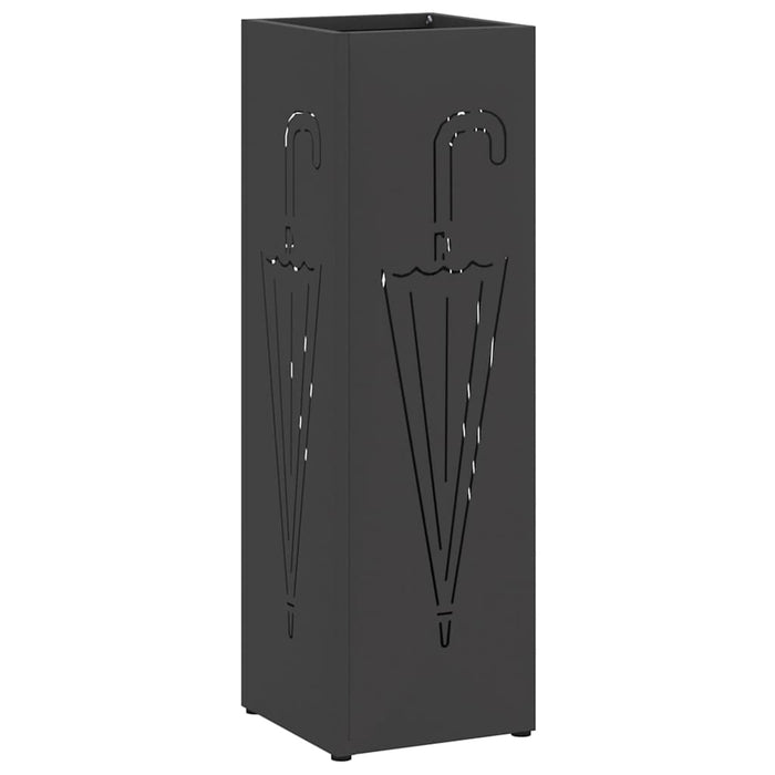Suport pentru umbrele Negru 15.5 x 15.5 x 49 cm Metal - WALTI WALTI