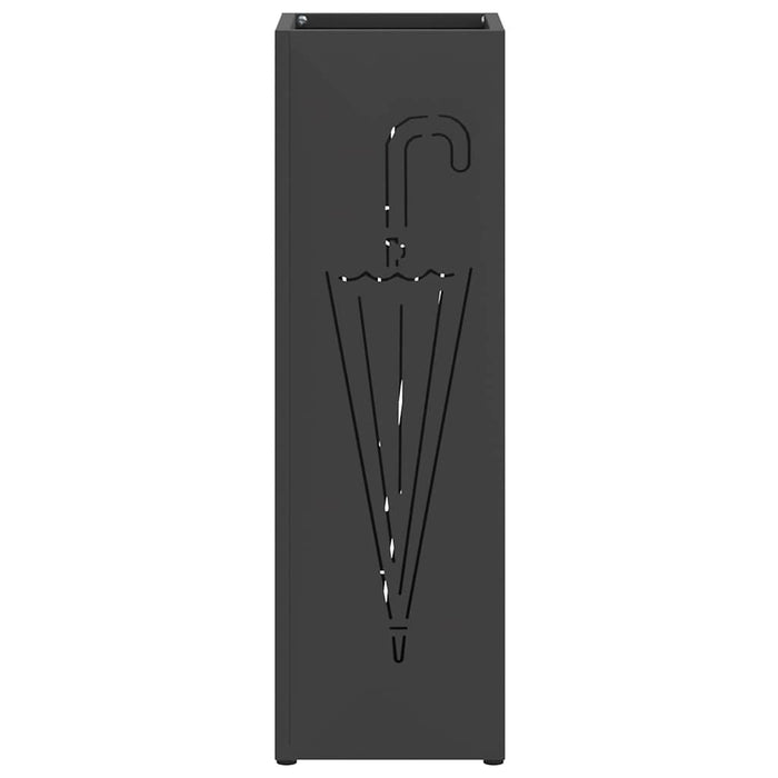 Suport pentru umbrele Negru 15.5 x 15.5 x 49 cm Metal - WALTI WALTI