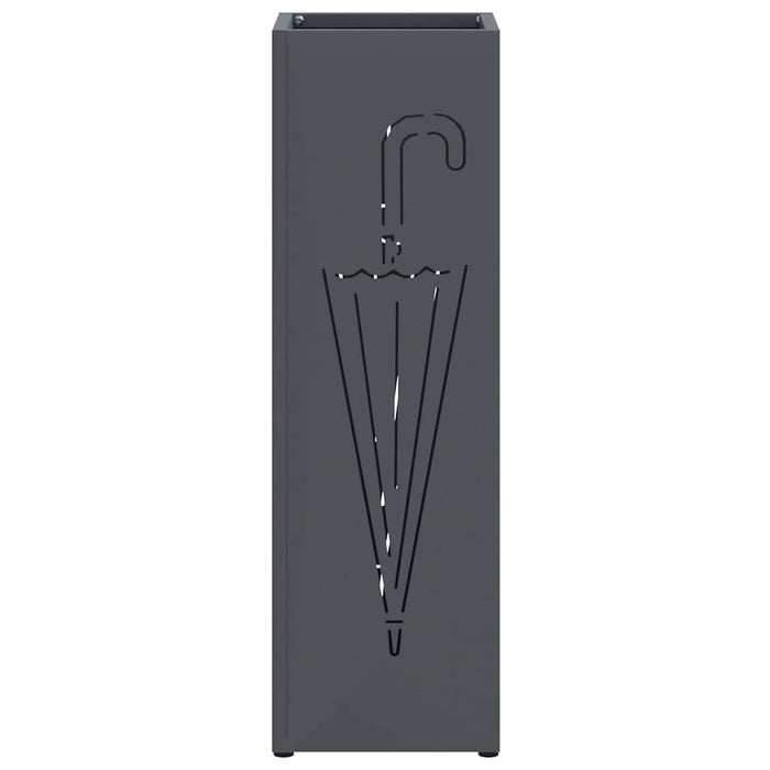 Suport pentru umbrele Antracit 15.5 x 15.5 x 49 cm Metal - WALTI WALTI