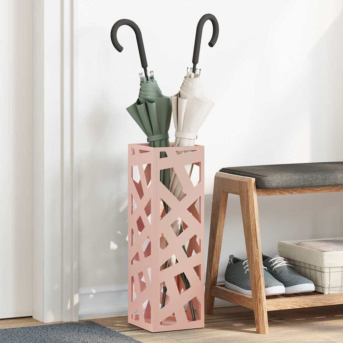 Suport pentru umbrele Roz 15.5 x 15.5 x 49 cm Metal - WALTI WALTI