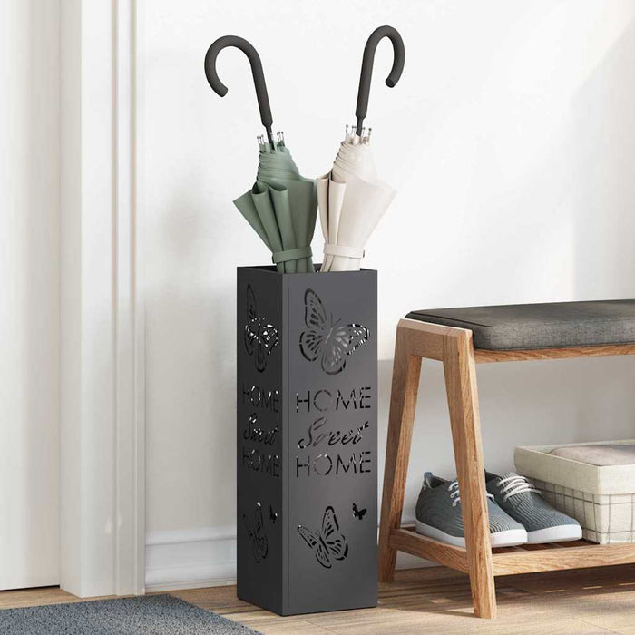 Suport pentru umbrele Negru 15.5 x 15.5 x 49 cm Metal - WALTI WALTI