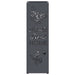 Suport pentru umbrele Antracit 15.5 x 15.5 x 49 cm Metal - WALTI WALTI