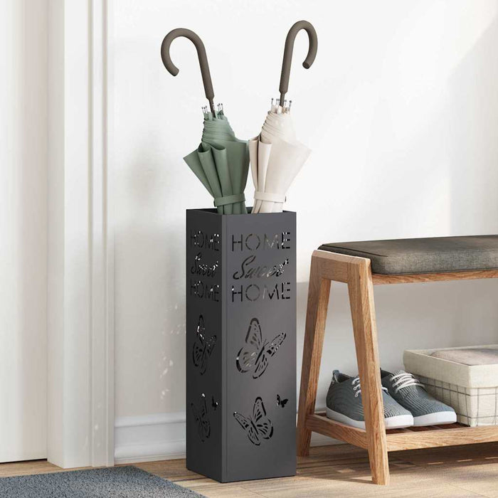 Suport pentru umbrele Negru 15.5 x 15.5 x 49 cm Metal - WALTI WALTI