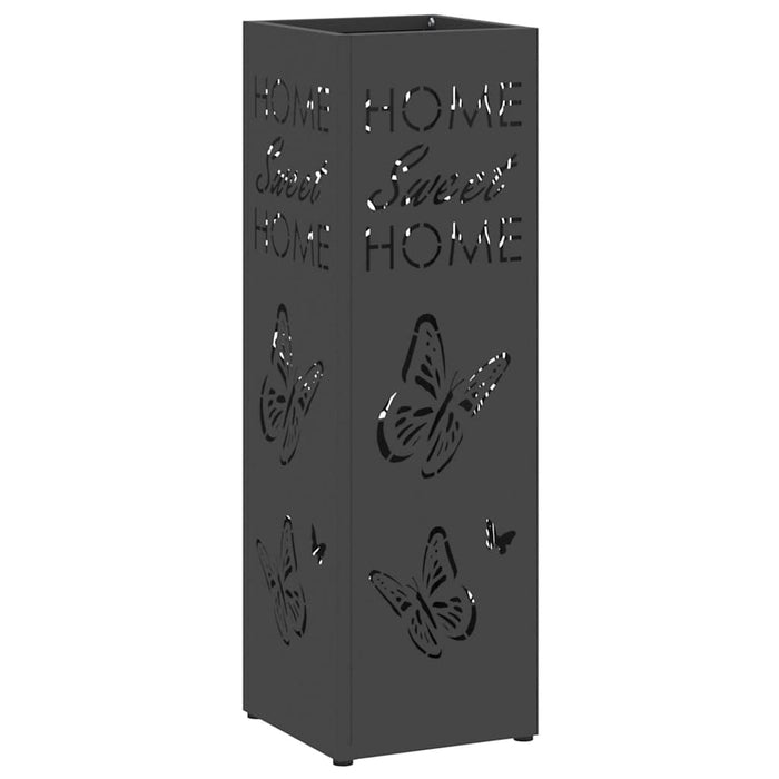 Suport pentru umbrele Negru 15.5 x 15.5 x 49 cm Metal - WALTI WALTI