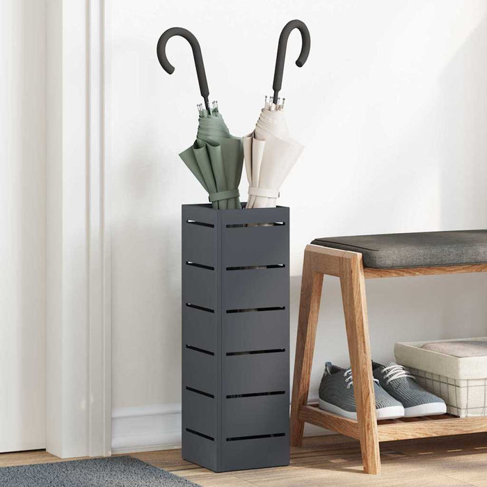 Suport pentru umbrele Antracit 15.5 x 15.5 x 49 cm Metal - WALTI WALTI