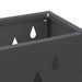 Suport pentru umbrele cu depozitare Negru 28 x 12 x 41 cm Oțel - WALTI WALTI