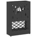 Suport pentru umbrele cu depozitare Negru 28 x 12 x 41 cm Oțel - WALTI WALTI