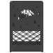 Suport pentru umbrele cu depozitare Negru 28 x 12 x 41 cm Oțel - WALTI WALTI