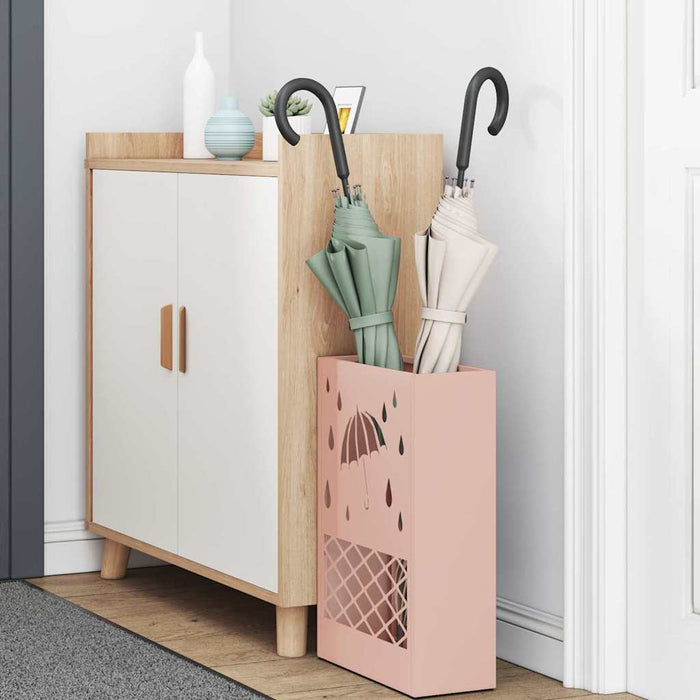 Suport pentru umbrele cu depozitare Roz 28 x 12 x 41 cm Metal - WALTI WALTI