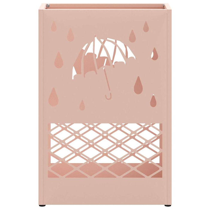 Suport pentru umbrele cu depozitare Roz 28 x 12 x 41 cm Metal - WALTI WALTI