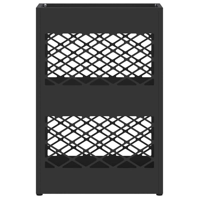 Suport pentru umbrele cu depozitare Negru 28 x 12 x 41 cm Metal - WALTI WALTI