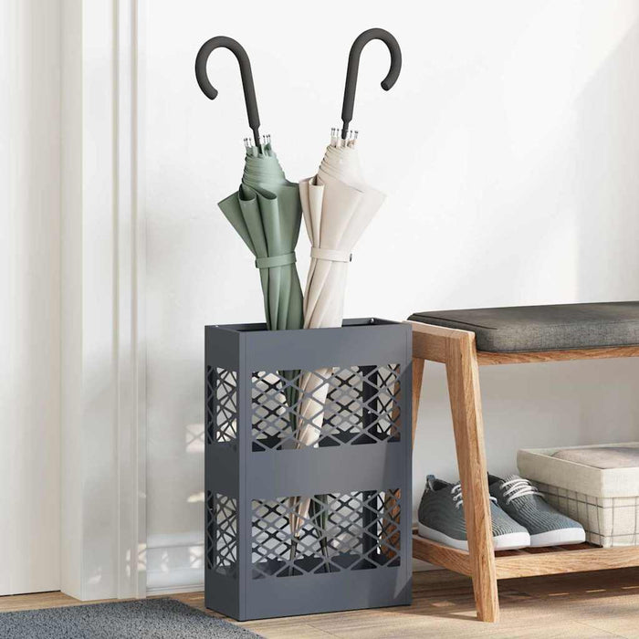 Suport pentru umbrele Antracit 28 x 12 x 41 cm Oțel - WALTI WALTI