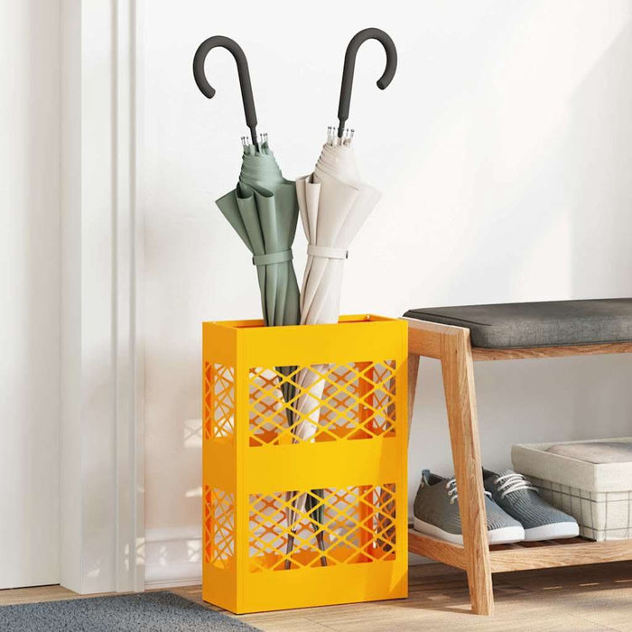 Suport pentru umbrele galben muștar 28 x 12 x 41 cm Metal - WALTI WALTI