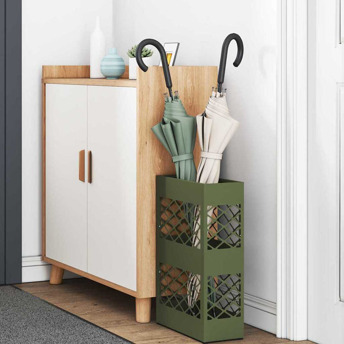 Stand pentru Umbrele de Plouă Verde măsliniu 28 x 12 x 41 cm WALTI