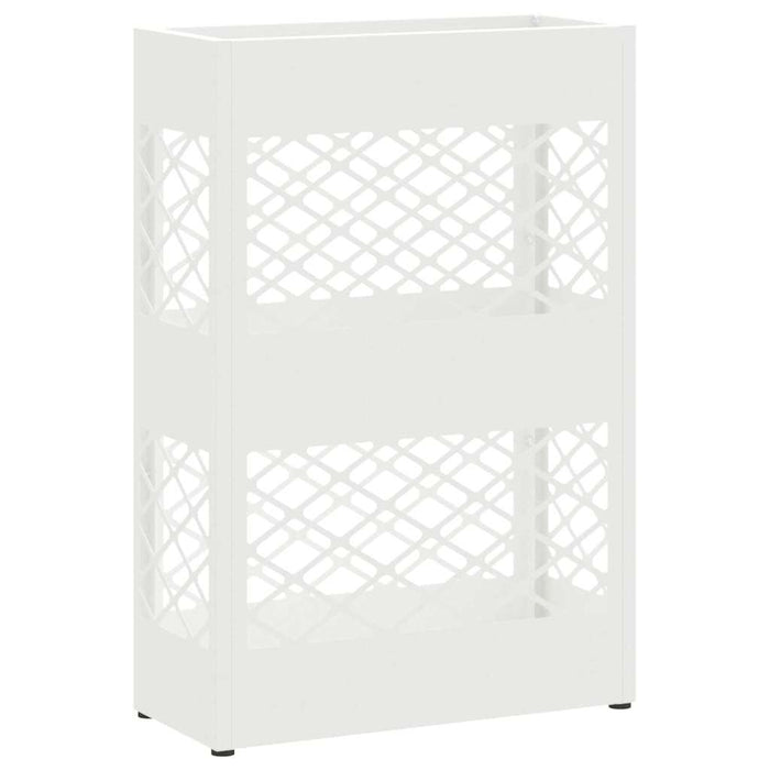 Suport pentru umbrele cu depozitare Alb 28 x 12 x 41 cm Metal - WALTI WALTI
