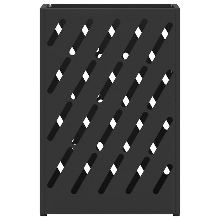 Suport pentru umbrele cu depozitare Negru 28 x 12 x 41 cm Metal - WALTI WALTI