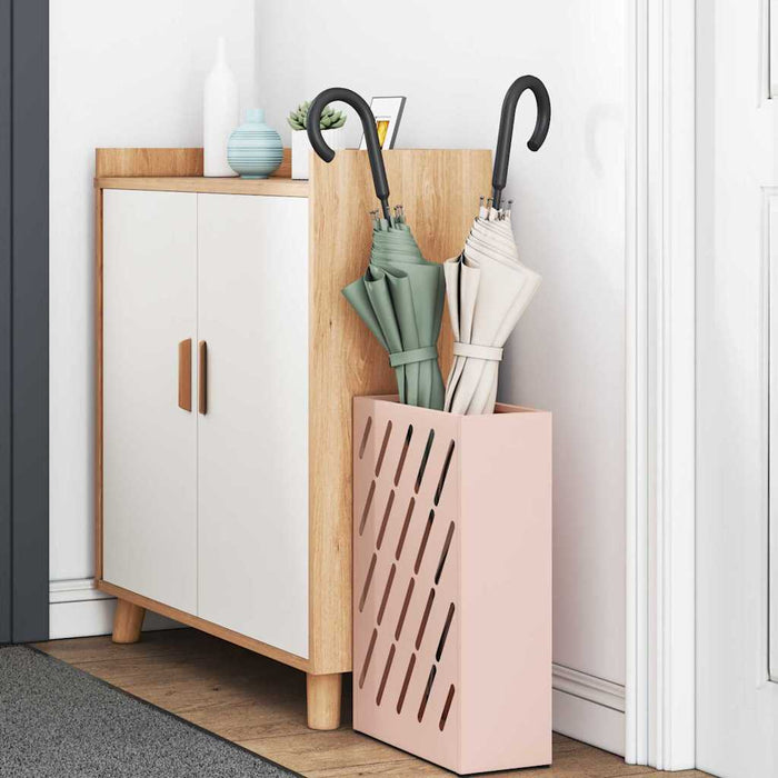 Suport pentru umbrele cu depozitare Roz 28 x 12 x 41 cm Oțel - WALTI WALTI