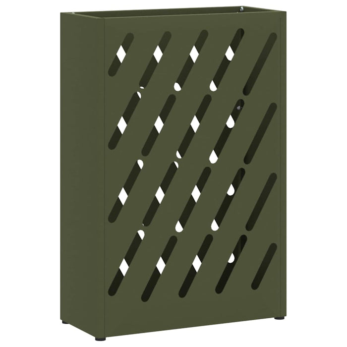 Suport pentru umbrele Olivengrønn 28 x 12 x 41 cm Oțel - WALTI WALTI