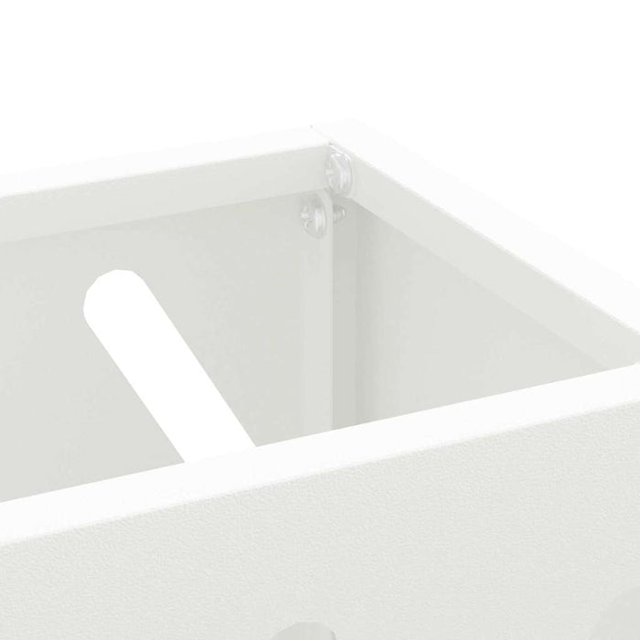 Suport pentru umbrele cu depozitare Alb 28 x 12 x 41 cm Metal - WALTI WALTI