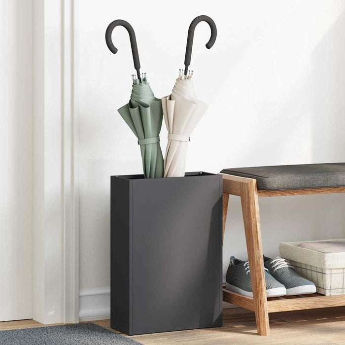 Suport pentru umbrele Negru 28 x 12 x 41 cm Oțel - WALTI WALTI