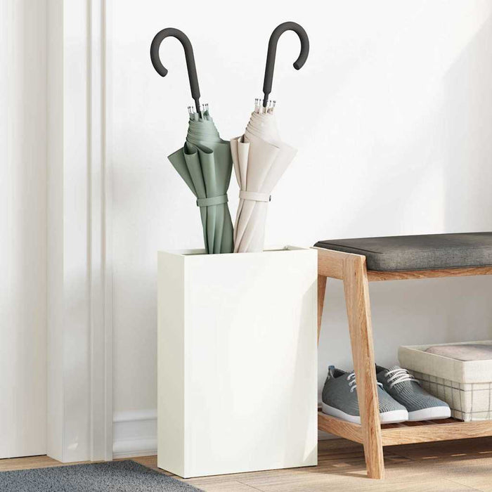 Suport pentru umbrele Alb 28 x 12 x 41 cm Oțel - WALTI WALTI