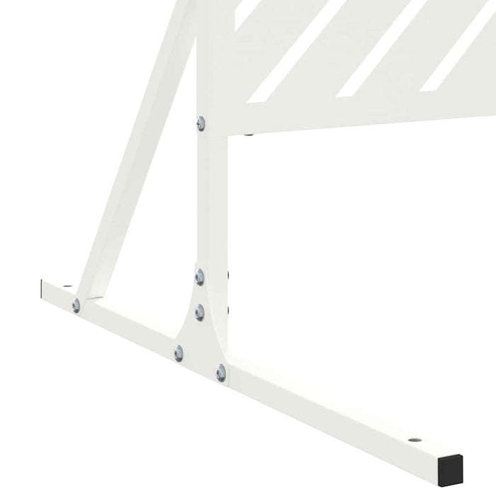 Ecran de intimitate Alb 100 x 50 x 180 cm Oțel - WALTI WALTI