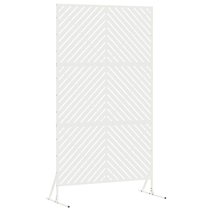 Ecran de intimitate Alb 100 x 50 x 180 cm Oțel - WALTI WALTI