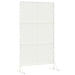 Ecran de intimitate Alb 100 x 50 x 180 cm Oțel - WALTI WALTI