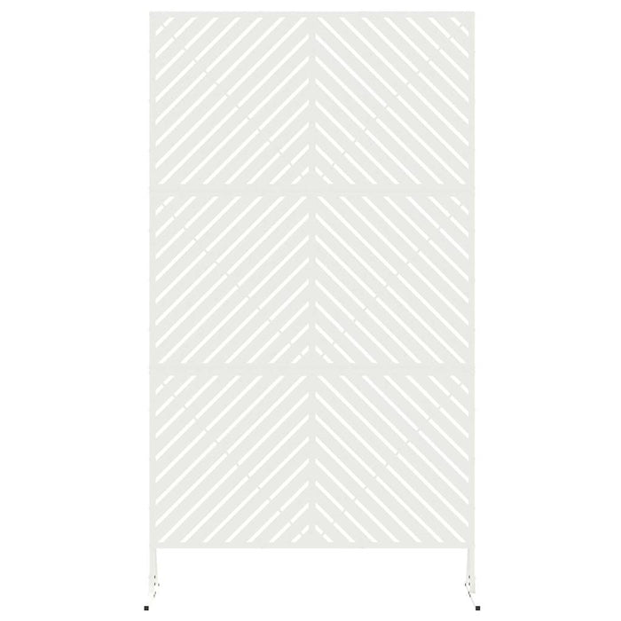 Ecran de intimitate Alb 100 x 50 x 180 cm Oțel - WALTI WALTI