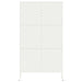 Ecran de intimitate Alb 100 x 50 x 180 cm Oțel - WALTI WALTI