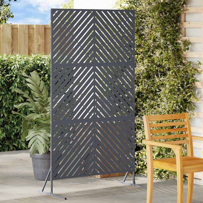 Ecran de intimitate Antracit 100 x 50 x 180 cm Oțel - WALTI WALTI