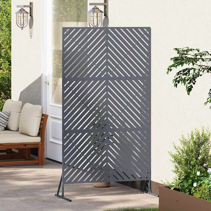 Ecran de intimitate Antracit 100 x 50 x 180 cm Oțel - WALTI WALTI