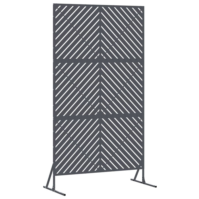 Ecran de intimitate Antracit 100 x 50 x 180 cm Oțel - WALTI WALTI