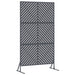 Ecran de intimitate Antracit 100 x 50 x 180 cm Oțel - WALTI WALTI