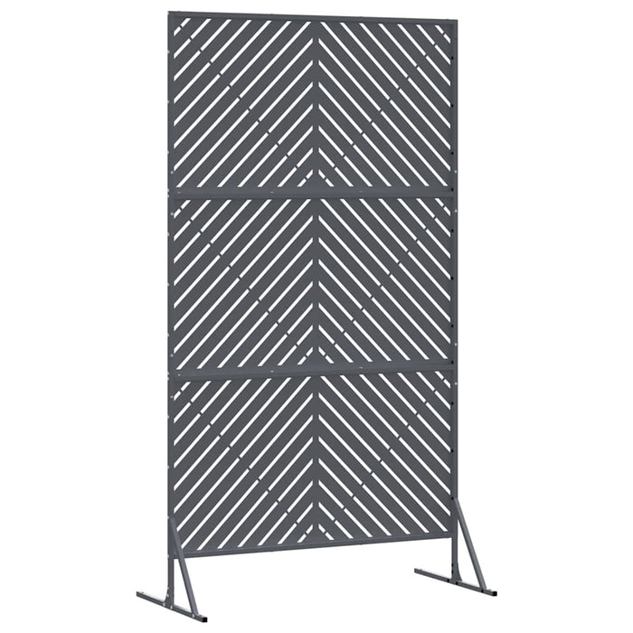Ecran de intimitate Antracit 100 x 50 x 180 cm Oțel - WALTI WALTI